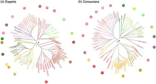 Development of a hard cider flavor wheel using free word sorting and multivariate statistical techniques