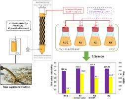 Methane production from sugarcane vinasse: The alkalinizing potential of fermentative-sulfidogenic processes in two-stage anaerobic digestion