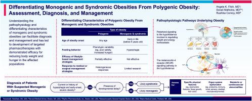 Differentiating monogenic and syndromic obesities from polygenic obesity: Assessment, diagnosis, and management