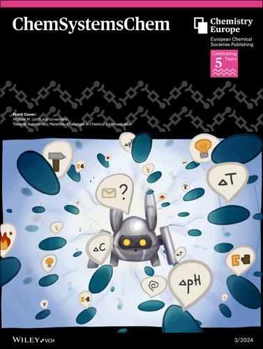 Front Cover: Towards Autonomous Materials–Challenges in Chemical Communication (ChemSystemsChem 3/2024)