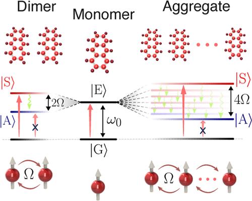 Scaling Law for Kasha’s Rule in Photoexcited Molecular Aggregates
