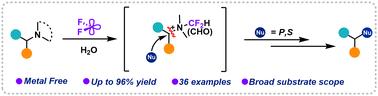 Expedient deaminative phosphorylation and sulfonylation of benzylic tertiary amines enabled by difluorocarbene†