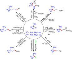 Site-selective C(sp3)–H functionalization of primary aliphatic amines