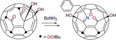 Selective deletion of one carbon atom from C60 through benzylamine mediated reactions†‡