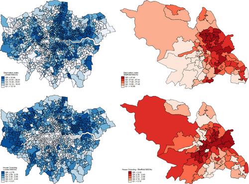 Neighbourhood labour structure, lockdown policies, and the uneven spread of COVID-19: within-city evidence from England