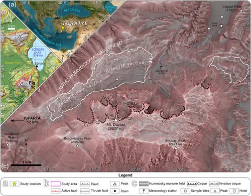 A rare piedmont glaciation in the Mediterranean: Insights from cosmogenic 36Cl dating of Davraz hummocky moraine field (SW Türkiye)