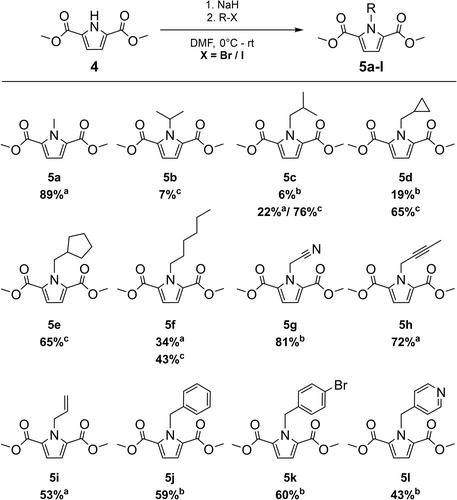 Synthesis of N-Substituted Pyrrole-2,5-dicarboxylic Acids from Pyrroles