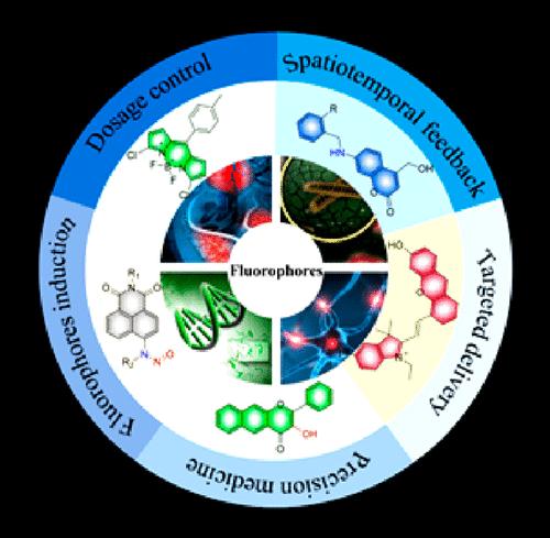 Visible Tracking of Small Molecules of Gases with Fluorescent Donors