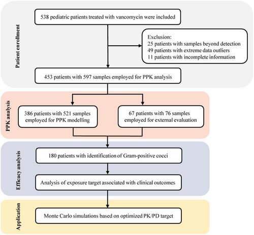 Population pharmacokinetic analysis for dose regimen optimization of vancomycin in Southern Chinese children