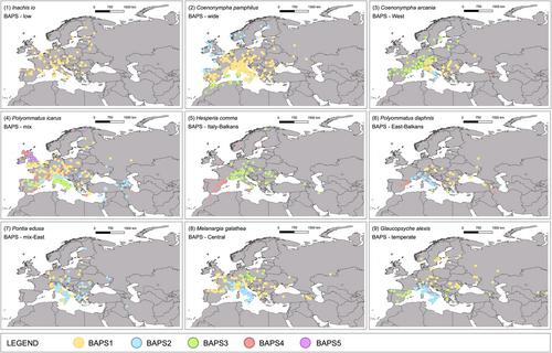 Czech Republic butterfly barcoding reveals that distribution of genetic lineages depends on species traits