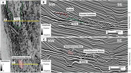 Incorporation of substrate blocks into mass transport deposits: Insights from subsurface and outcrop studies