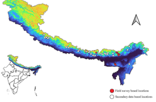 Vulnerability assessment of Taxus wallichiana in the Indian Himalayan Region to future climate change using species niche models and global climate models under future climate scenarios