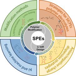 Development of solid polymer electrolytes for solid-state lithium battery applications