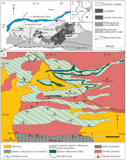 Geochemistry, Monazite (U–Pb–Th) Geochronology, and P-T Pseudosection Modelling of Two-Pyroxene Mafic Granulite from Sonapahar, Shillong Meghalaya Gneissic Complex, India: Implication for Tectono-Metamorphic Evolution and Global Pan-African Correlation