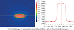 Experimental and Numerical Simulation of the Heat Transfer of the UHTC Surface in Underexpanded Dissociated Nitrogen Jets