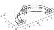 Problem of Controlling a Group of Quadrocopters when Moving along a Given Curve