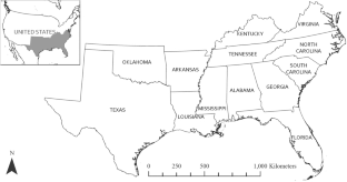 Climate change puts the invasive Japanese honeysuckle (Lonicera japonica) on the move in the southern forestlands of the United States