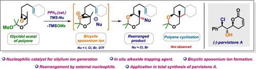 Effective In Situ Alkoxide Trapping by TMSX in the Presence of TPP Catalyst in Glycidol Acetal Rearrangements