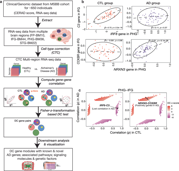 Alzheimer's disease rewires gene coexpression networks coupling different brain regions.