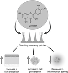 Quercetin loaded polymeric dissolving microarray patches: fabrication, characterisation and evaluation.