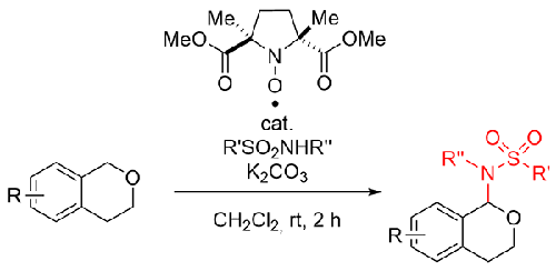 Oxidative C–N Bond Formation of Isochromans Using an Electronically Tuned Nitroxyl Radical as Catalyst