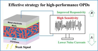 Effective Strategy for High-Performance Organic Photodetectors with Significantly Suppressed Dark Current and Improved Responsivity