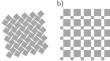 A Variational Perspective on Auxetic Metamaterials of Checkerboard-Type