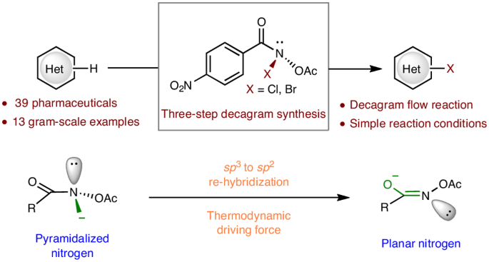 Discovery of N–X anomeric amides as electrophilic halogenation reagents