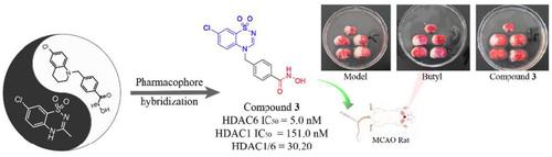 Design, synthesis and neuroprotective biological evaluation of novel HDAC6 inhibitors incorporating benzothiadiazinyl systems as cap groups