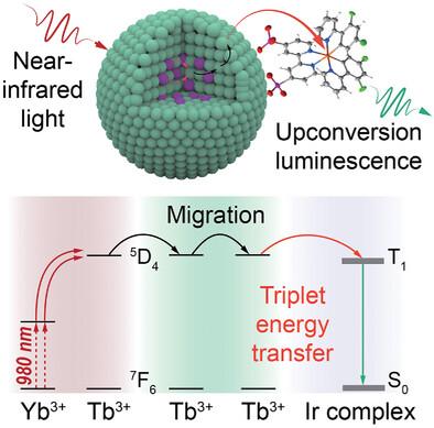 Lanthanide-Sensitized Upconversion Iridium Complex via Triplet Energy Transfer.