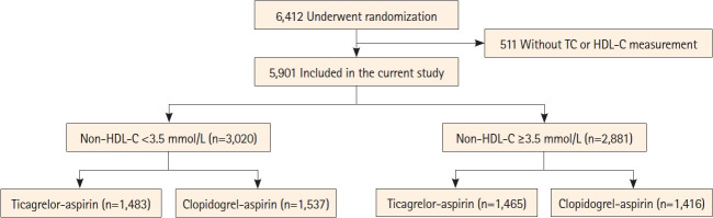 The Influence of Non-High-Density Lipoprotein Cholesterol on the Efficacy of Genotype-Guided Dual Antiplatelet Therapy in Preventing Stroke Recurrence.