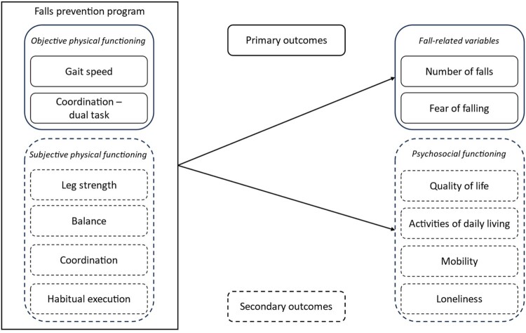 Falls prevention is more than just promoting physical health: evaluation of the group-based, out-patient prevention program 'Staying safe and active in old age - falls prevention'.