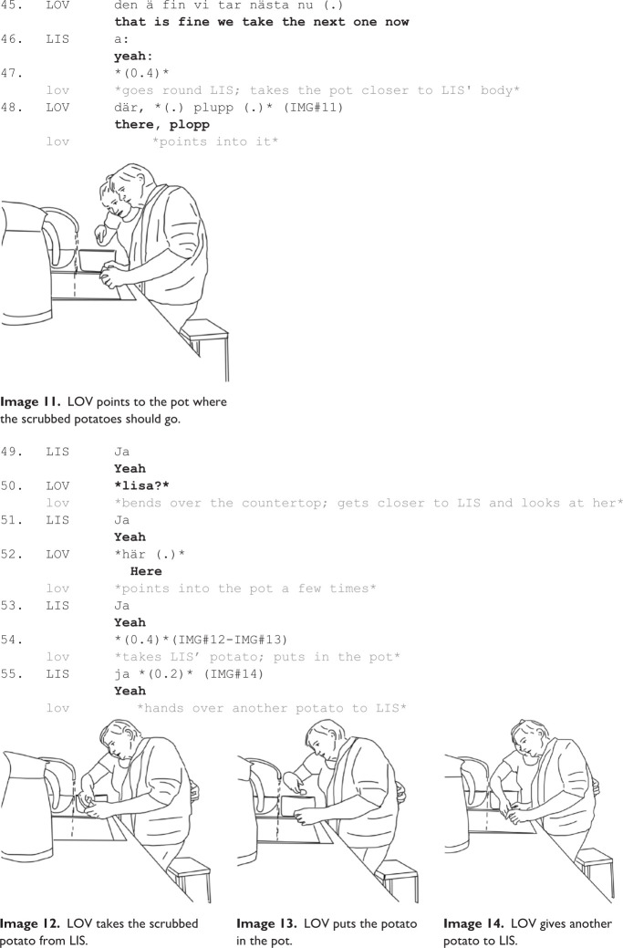 Intercorporeal collaboration: Staging, parsing, and embodied directives in dementia care.