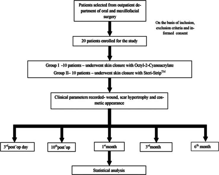The surgical outcome of sutureless skin closures using Octyl-2-cyanoacrylate (Dermabond™) versus Steri-Strip™.