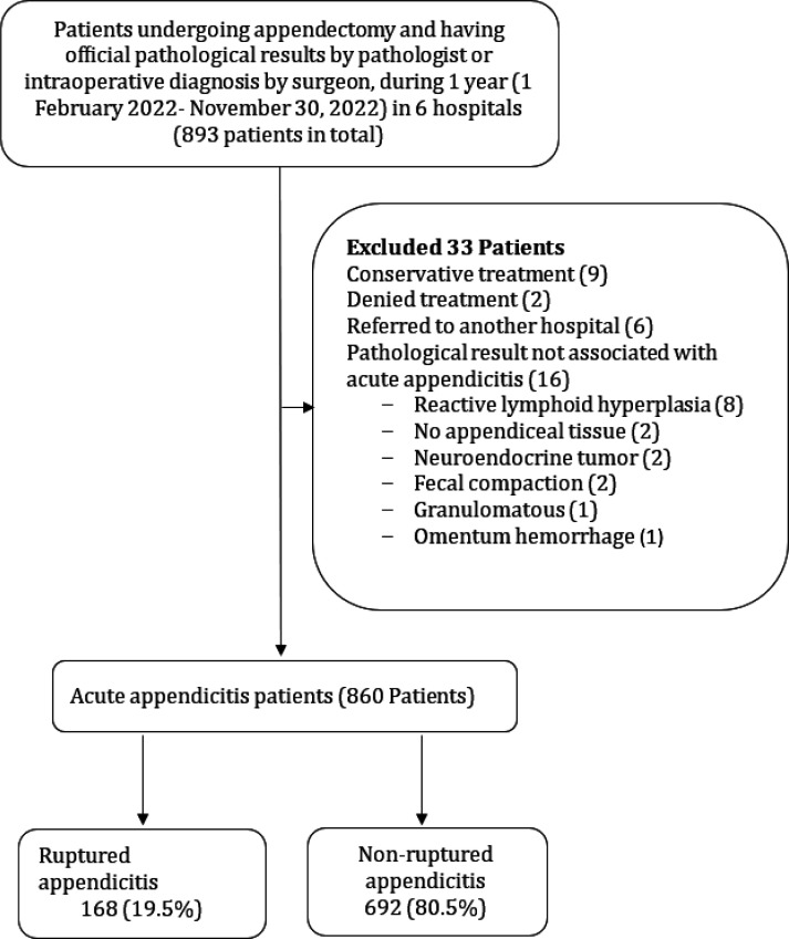 RAMA-WeRA Risk Score in Predicting the Ruptured Appendicitis in Emergency Department; a Multicenter Study for External Validation.