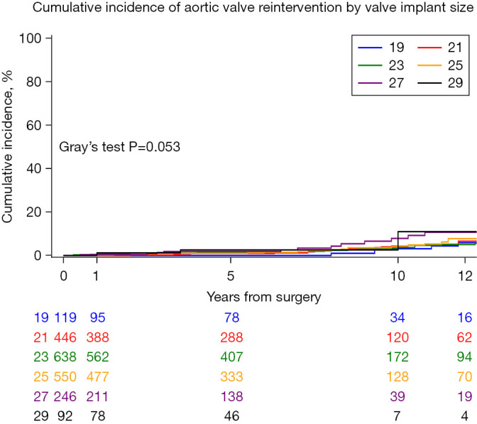 Implanted size and structural valve deterioration in the Edwards Magna bioprosthesis.