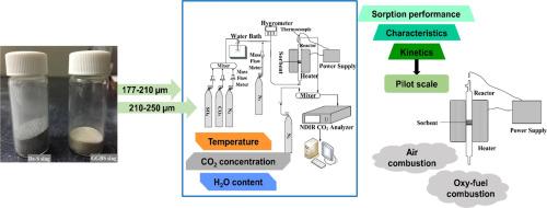 Investigation on desulfurization and ground granulated blast furnace slags reutilization for carbon dioxide sorption in a fluidized bed reactor