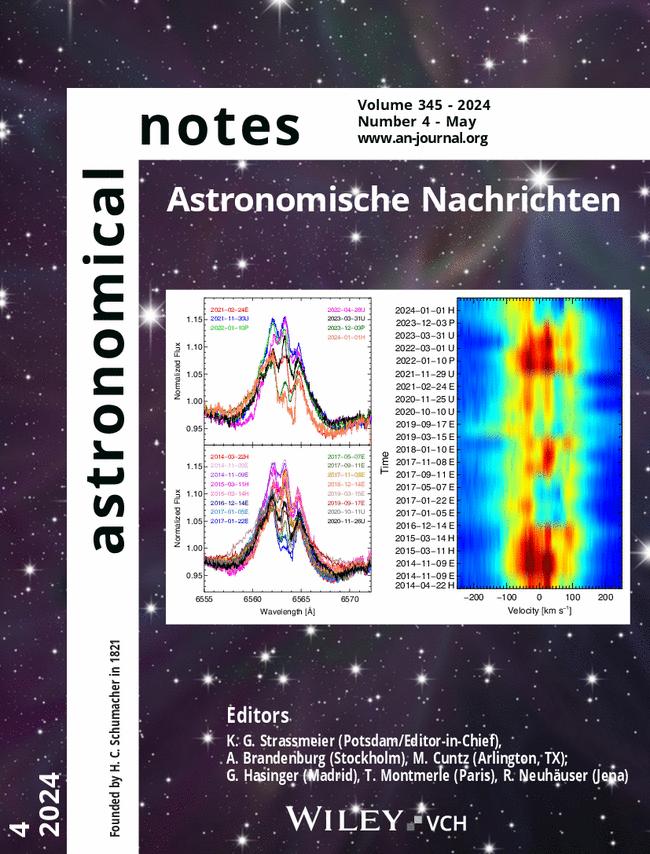 Issue Information: Astron. Nachr. 4/2024