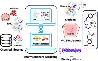 Computational insights into allosteric inhibition of focal adhesion kinase: A combined pharmacophore modeling and molecular dynamics approach