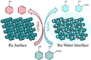 Water-assisted hydrogenation of aromatics under ambient conditions over Ru catalyst: A combined experimental and computational investigation