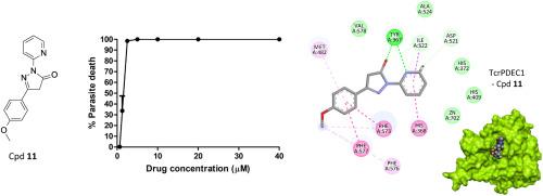 Activity of pyridyl-pyrazolone derivatives against Trypanosoma cruzi