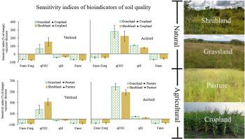 Microbial soil quality indicators depending on land use and soil type in a semi-arid dryland in Kenya