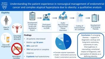 Understanding the patient experience in nonsurgical management of endometrial cancer and complex atypical hyperplasia due to obesity: A qualitative analysis