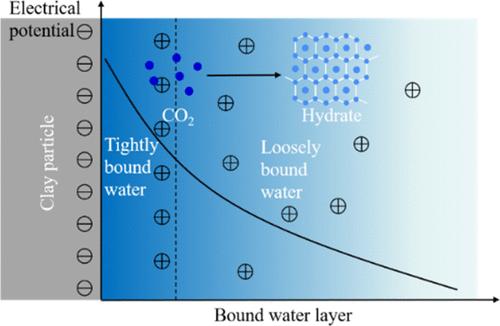 Effect of Water and Sand Content on Carbon Dioxide Hydrate Formation in the Clay Minerals