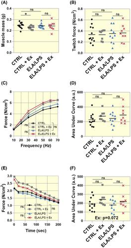 Altered skeletal muscle function and beneficial effects of exercise training in a rat model of induced pulmonary emphysema