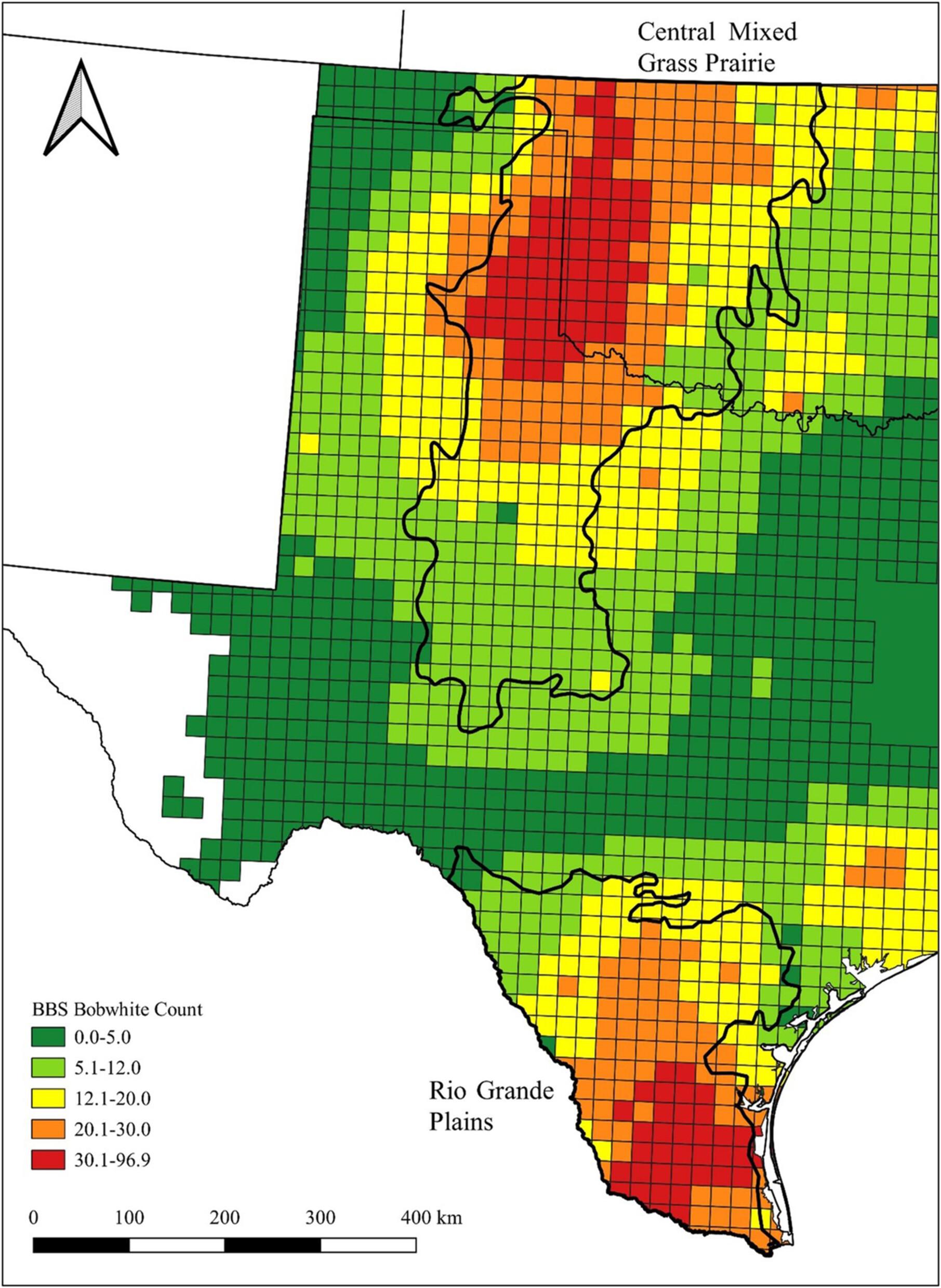 The effects of habitat, weather, and raptors on northern bobwhite abundance at multiple spatial scales