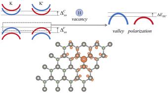 Large valley splitting and vacancy-induced valley polarization in two-dimensional WSeNH†