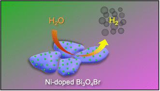 Strategic Ni-doping improved electrocatalytic H2 production by Bi3O4Br in alkaline water†