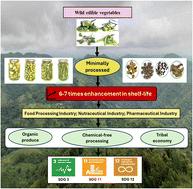 Effects of brining and standardized drying on the composition, shelf stability, microbial safety and antioxidant status of four wild edible vegetables†