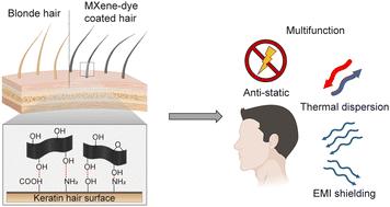 Fabrication of innovative multifunctional dye using MXene nanosheets†